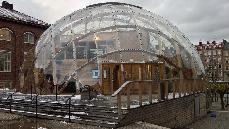 Photo of the Dome of Visions in Stockholm, taken by Marina Steinmann